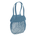 Airforce Blue - Front - Westford Mill Organic Cotton Mesh Grocery Bag