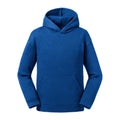 Bright Royal - Front - Russell Childrens-Kids Authentic Hooded Sweatshirt