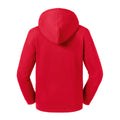 Classic Red - Back - Russell Childrens-Kids Authentic Hooded Sweatshirt