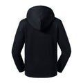 Black - Back - Russell Childrens-Kids Authentic Hooded Sweatshirt