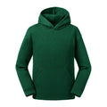 Bottle Green - Front - Russell Childrens-Kids Authentic Hooded Sweatshirt