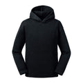 Black - Front - Russell Childrens-Kids Authentic Hooded Sweatshirt