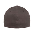 Grey - Back - Flexfit By Yupoong Brushed Twill Cap