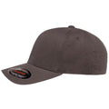 Grey - Side - Flexfit By Yupoong Brushed Twill Cap