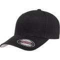 Black - Front - Flexfit By Yupoong Brushed Twill Cap