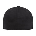 Black - Back - Flexfit By Yupoong Brushed Twill Cap