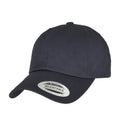 Dark Navy - Front - Flexfit By Yupoong Low Profile Organic Cotton Cap