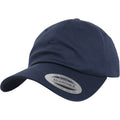 Navy - Front - Flexfit By Yupoong Low Profile Organic Cotton Cap