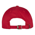 Red - Back - Flexfit By Yupoong Low Profile Organic Cotton Cap