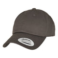 Dark Grey - Front - Flexfit By Yupoong Low Profile Organic Cotton Cap