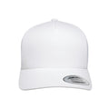 White - Front - Flexfit By Yupoong 5 Panel Retro Trucker Cap