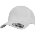 White - Front - Flexfit By Yupoong 5 Panel Classic Snapback Cap