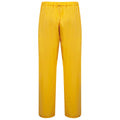 Yellow - Back - Splashmacs Adults Unisex PVC Rain Trousers