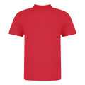 Fire Red - Back - AWDis Just Polos Mens The 100 Polo Shirt