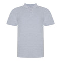 Heather Grey - Front - AWDis Just Polos Mens The 100 Polo Shirt