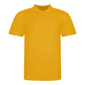 Mustard - Front - AWDis Just Polos Mens The 100 Polo Shirt