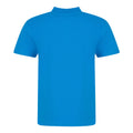 Azure Blue - Back - AWDis Just Polos Mens The 100 Polo Shirt