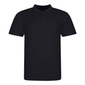 Deep Black - Front - AWDis Just Polos Mens The 100 Polo Shirt