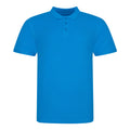 Azure Blue - Front - AWDis Just Polos Mens The 100 Polo Shirt