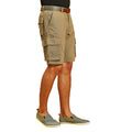 Khaki - Lifestyle - Asquith & Fox Mens Cargo Shorts