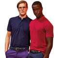 Navy - Side - Asquith & Fox Mens Organic Classic Fit Polo Shirt