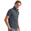 Graphite - Back - Asquith & Fox Mens Organic Classic Fit Polo Shirt
