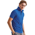 Bright Royal - Back - Asquith & Fox Mens Organic Classic Fit Polo Shirt