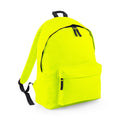 Fluorescent Yellow - Front - Bagbase Original Plain Backpack