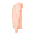 Peach - Side - Bella + Canvas Unisex Adult Polycotton Pullover Hoodie