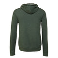 Forest Green Heather - Back - Bella + Canvas Unisex Adult Polycotton Pullover Hoodie