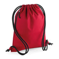 Red - Front - Bagbase Unisex Adult Recycled Drawstring Bag