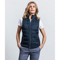 French Navy - Back - Russell Womens-Ladies Nano Body Warmer