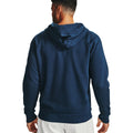 Academy Blue-Onyx White - Lifestyle - Under Armour Mens Rival Fleece Full Zip Hoodie