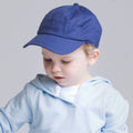 Navy - Side - Larkwood Baby Unisex Toddler Baseball Cap