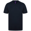 Navy - Front - Henbury Mens HiCool Performance T-Shirt