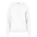 White - Front - Build Your Brand Womens-Ladies Basic Hoodie