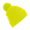 Fluorescent Yellow - Front - Beechfield Unisex Adult Snowstar Beanie