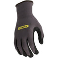 Grey-Black-Yellow - Side - Stanley Unisex Adult Gripper Razor Thread Safety Gloves