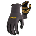 Grey-Black-Yellow - Front - Stanley Unisex Adult Gripper Razor Thread Safety Gloves