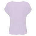 Lilac - Back - Build Your Brand Womens-Ladies Long Slub T-Shirt