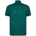 Bottle Green - Front - Henbury Unisex Adult Polo Shirt