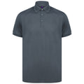 Charcoal - Front - Henbury Unisex Adult Polo Shirt