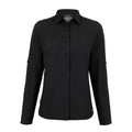 Black - Front - Craghoppers Womens-Ladies Expert Kiwi Long-Sleeved Shirt