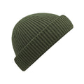 Olive - Front - Beechfield Unisex Adult Harbour Fisherman Beanie