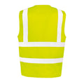Fluorescent Yellow - Back - SAFE-GUARD by Result Unisex Adult Security Vest