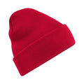 Classic Red - Front - Beechfield Original Recycled Cuffed Beanie