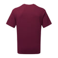 Burgundy - Side - Anthem Mens Heavyweight T-Shirt