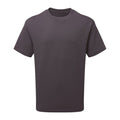 Charcoal - Front - Anthem Mens Heavyweight T-Shirt