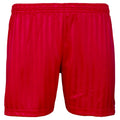 Red - Front - Maddins Kids Unisex Shadow Stripe Sports Shorts