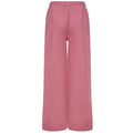 Dusky Pink - Back - Skinni Fit Womens-Ladies Sustainable Wide Leg Jogging Bottoms